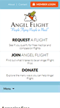Mobile Screenshot of angelflight.com